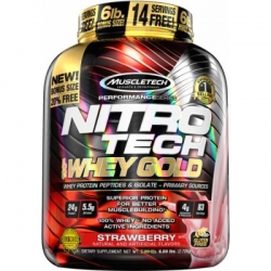 MuscleTech-NitroTech Whey Gold - 2724гр.